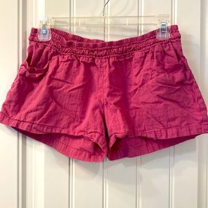 Cotton elastic waist shorts medium